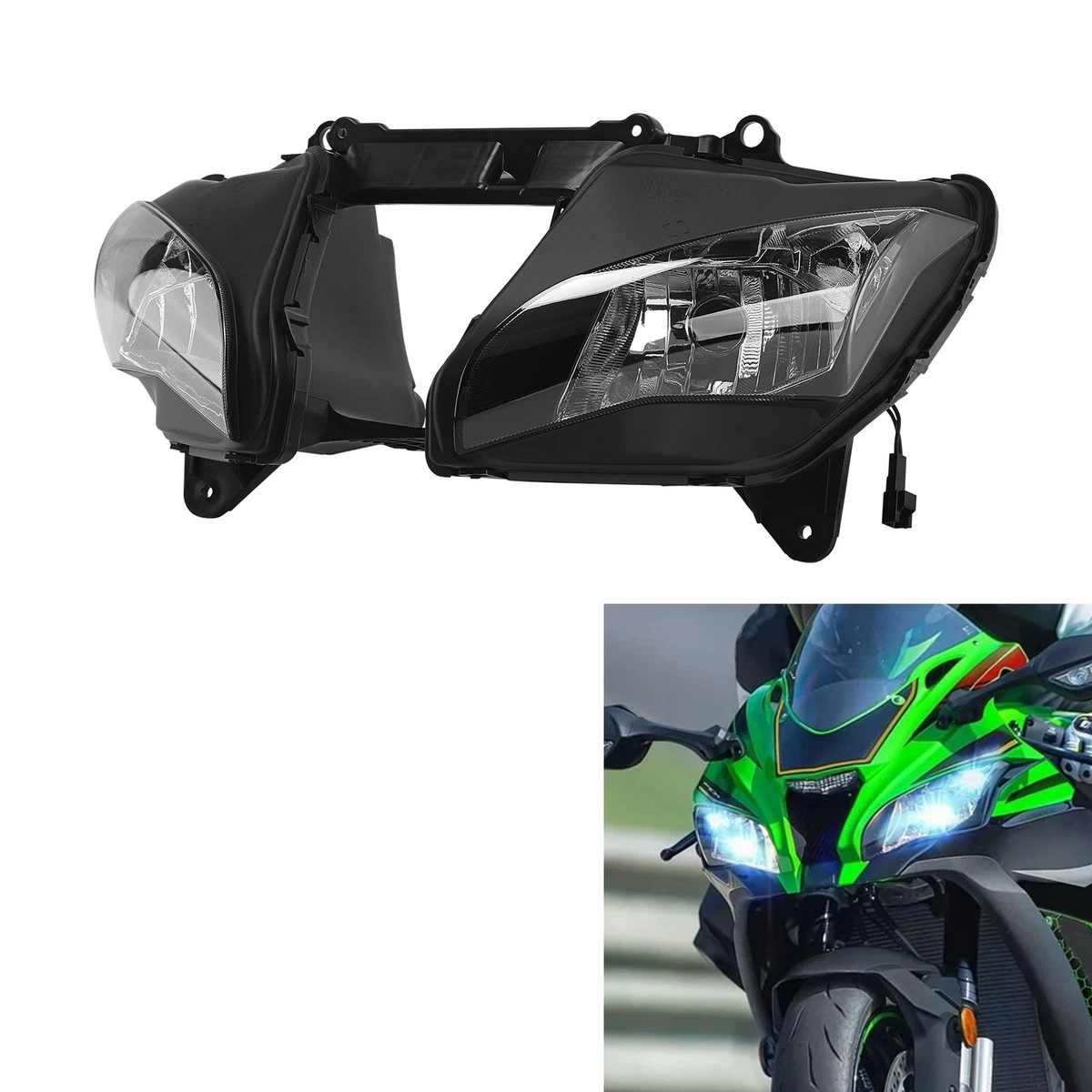 摩托车大灯组件适用于川崎Ninja ZX10R | eBay
