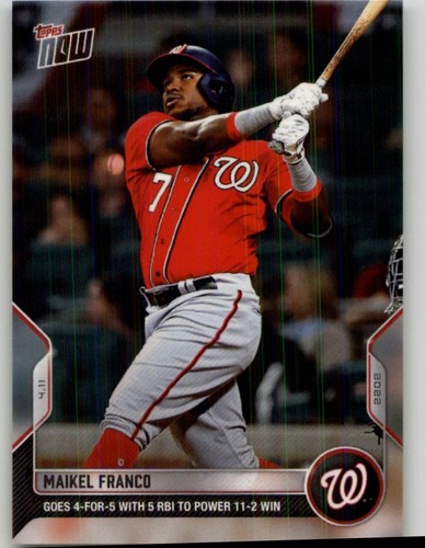 2022 Topps Now 34 Maikel Franco