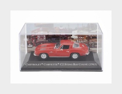 1:43 EDICOLA Chevrolet Corvette Stingray C2 Coupe 1963 +Showcase AMCARCOLL004-A