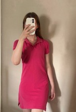 Ralph Lauren Sport Pink Polo Dress Womens XS Cotton Short Sleeve