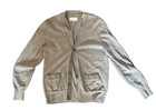 Jack Spade Bleecker Street New York 100% Wool Gray Button Front Cardigan Men's M — photo 1
