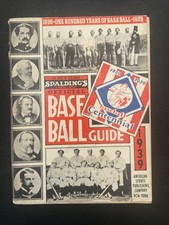 1939 Spalding's Official Baseball Guide Official Rules