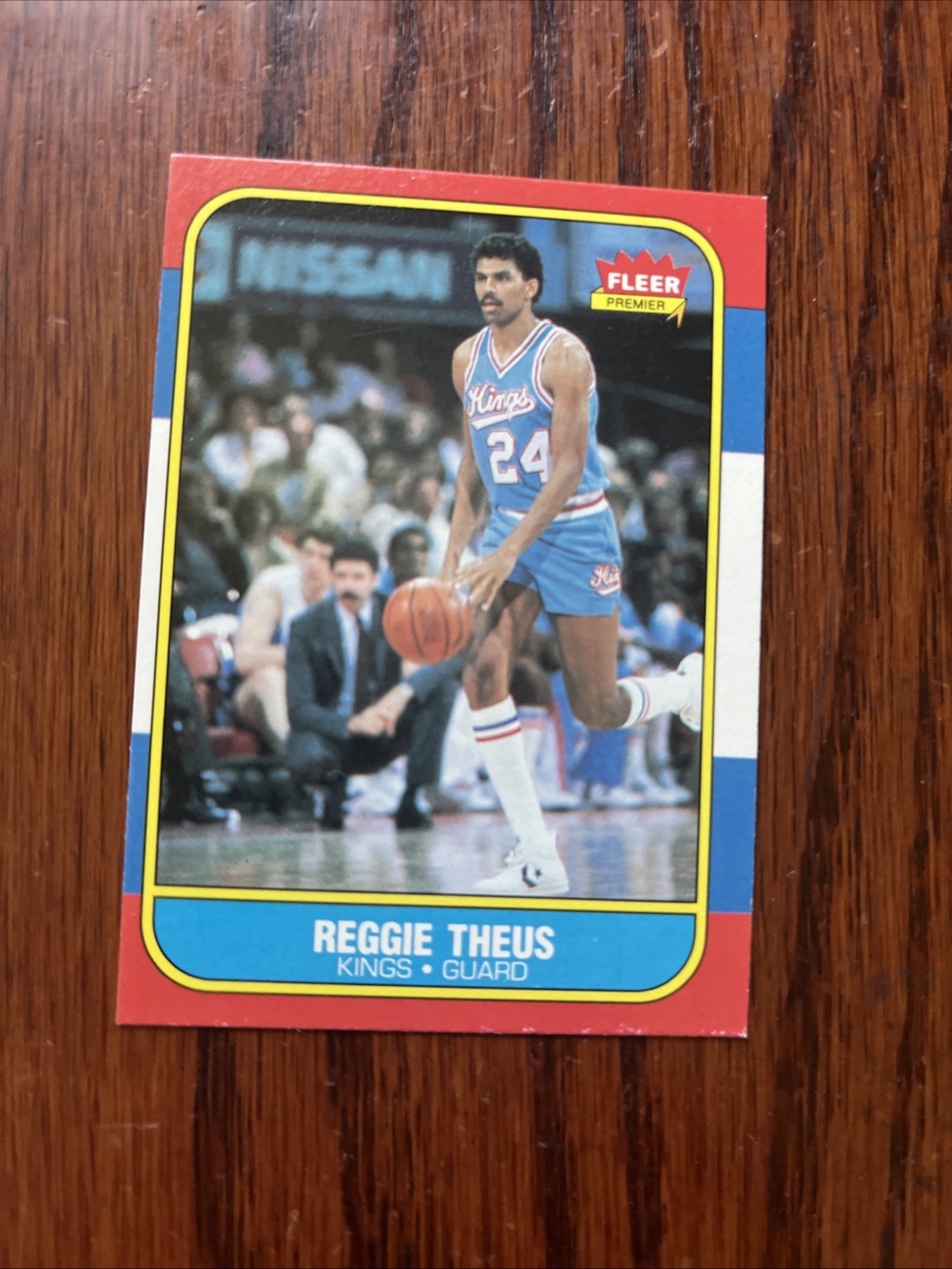 1986 Fleer Reggie Theus #108 Sacramento Kings Nice Card!