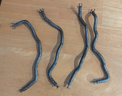 Marvel Legends Doctor Octopus Doc OCK Tentacles-Set of 4-Bendable Silver w/Claws