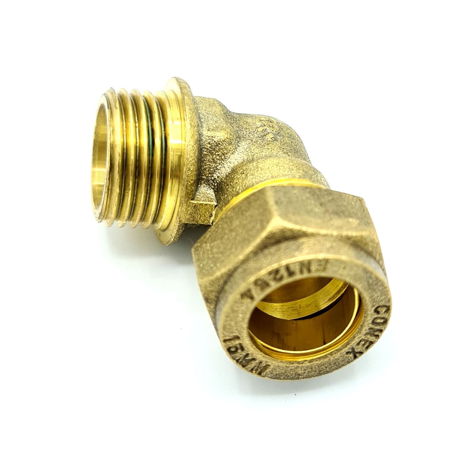 G1/2 Male x 15mm Pipe Elbow Compression Fitting Connector