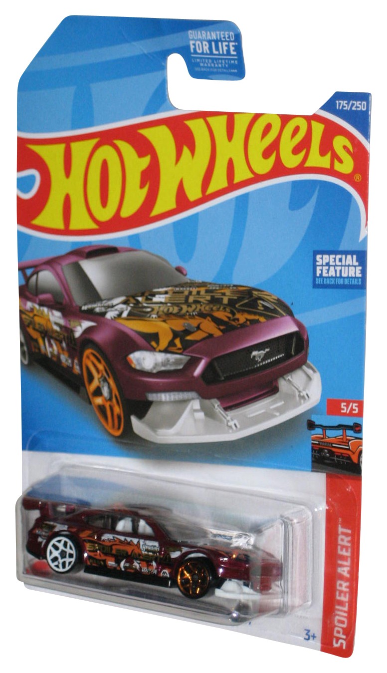 Hot Wheels Spoiler Alert 5/5 (2021) Purple Custom '18 Ford Mustang GT Toy Car 17