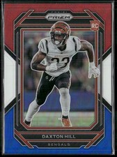 2022 Panini Prizm #379 Daxton Hill Red White and Blue