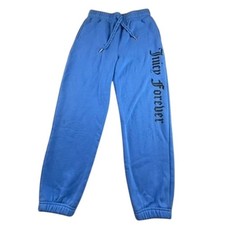 Juicy Couture Juicy Forever Sweatpants Joggers Logo S Blue  Black Y2K