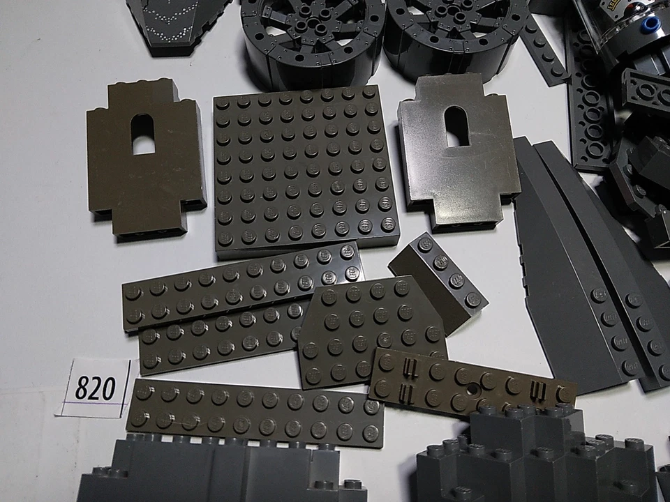 Lego 200 ladrillos gris azulado oscuro Murp 23996 6082 castillo panel de roca 4444 820 Foto 3 de 4