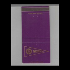 Matchbook Cover University Of Washington George August Photography Seattle WA