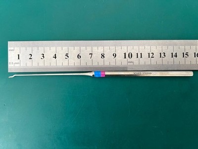 Xomed 3722029 Hough Whirlybird Messer 0,7 mm x 3 mm, leichte Kurve, links, 6 ...