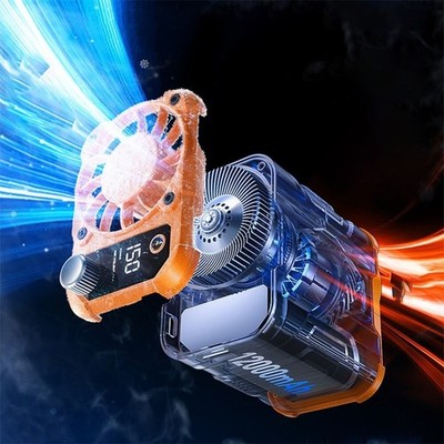 Enhance Your Outdoor Experience High Wind Speed Waist Fan With Waist Clip