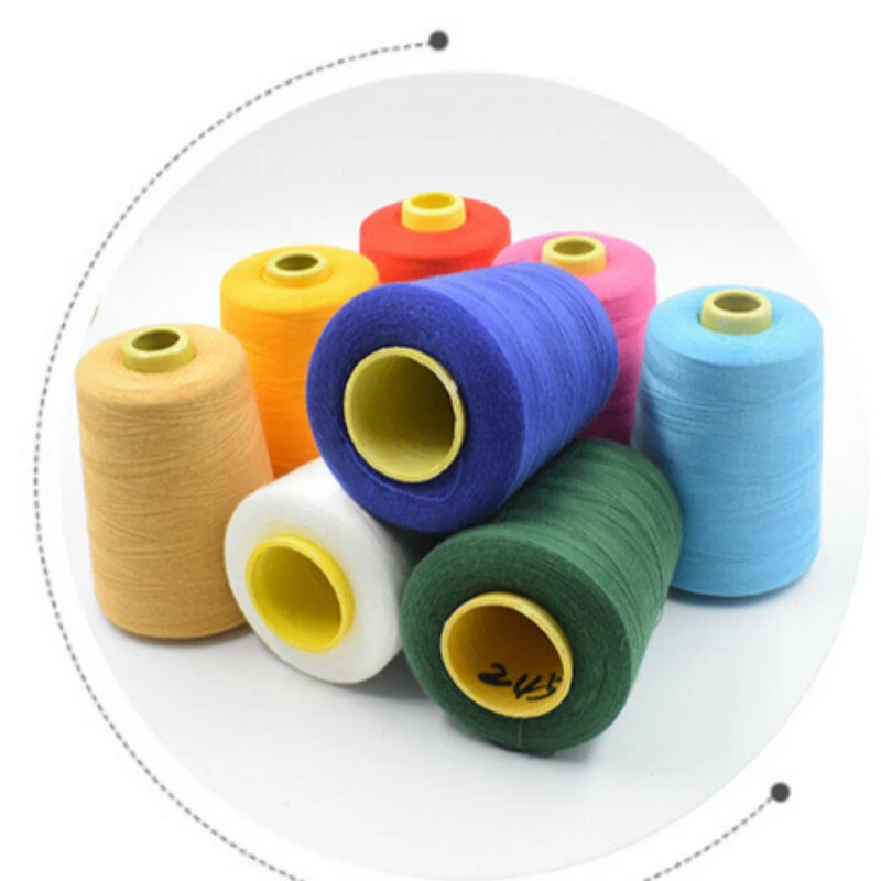 8000 Yard Overlocker Sewing Thread Embroidery Machine Line Quilting Single White - Image 4 of 4