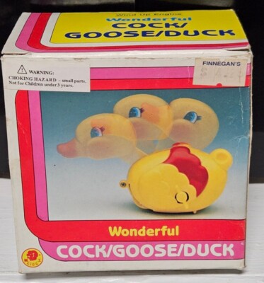 Easter Chick Rolls and Bobs Hong Kong in Original Box Vintage Wind Up Toy New