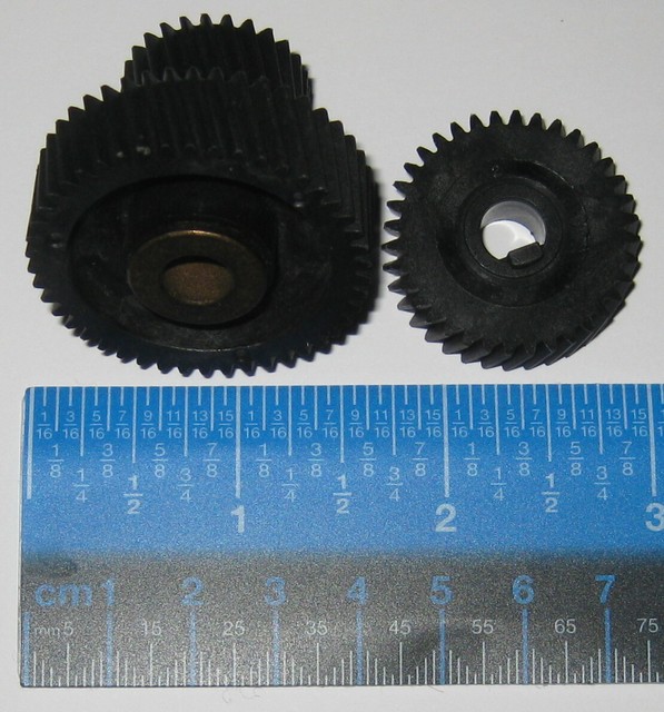Matching Helical Gear Set 40mm 46T 22mm 26T 33mm 36T 8mm Bore