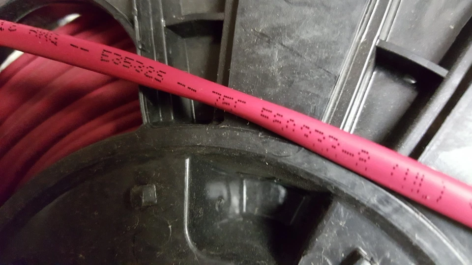 Carol E3532S 12/2C Solid Plenum Fire Alarm Cable Wire FPLP/CL3P Red /50ft - Image 3 of 4