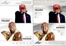 2024 Leaf EXCLUSIVE LEGEND TRUMP/HOGAN #ELE-03 POTUS POLITICS