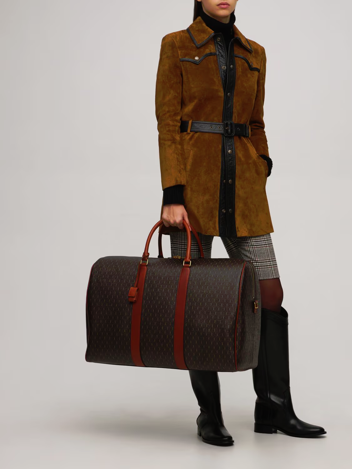 SAINT LAURENT 48H Cassandre Borsone Bagaglio Nuovo con etichette [$2.200]