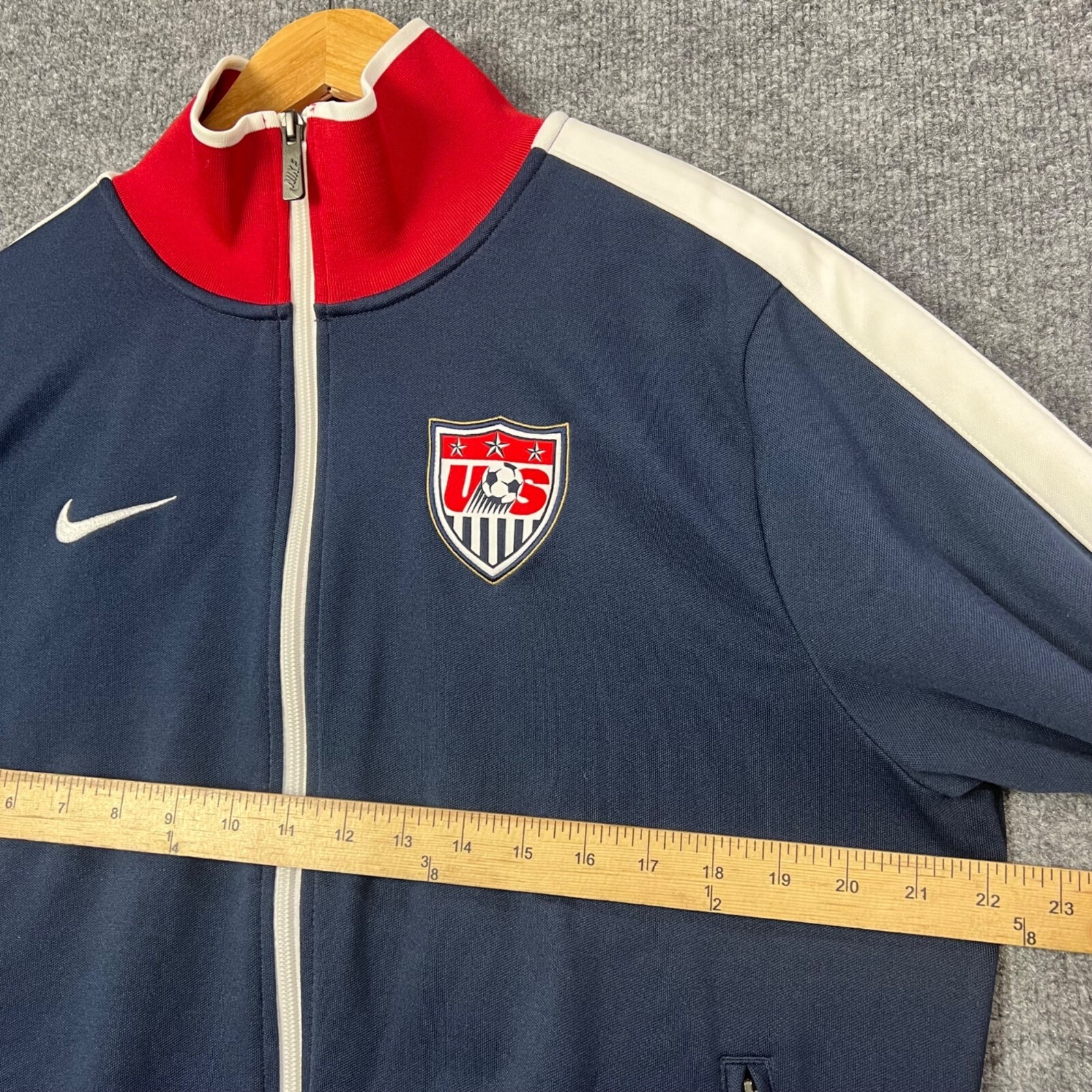 Nike Team USA Soccer Track Jacket FOOTBALL Size Large… Gem