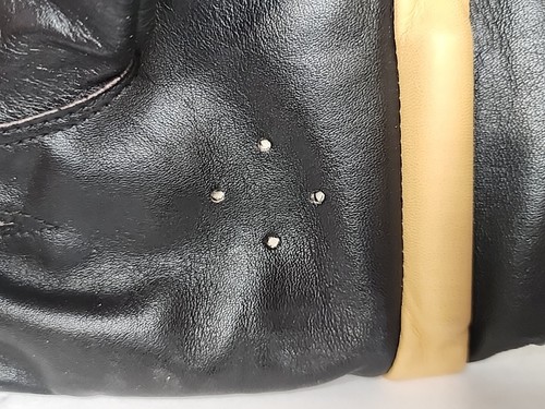 1950's Frontier Striking Bag Gloves #667 New York w/ Receipt NOS Leather Rare - Picture 15 of 17