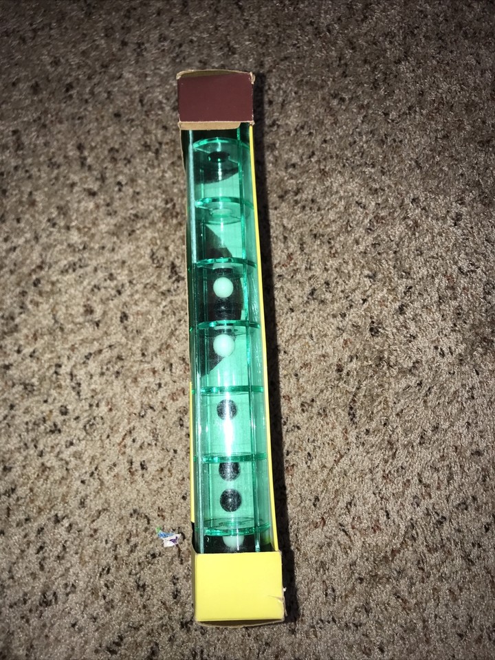 vintage BOOB TUBE game in box, CLEAN NICE MARBLE RACE GAME milton