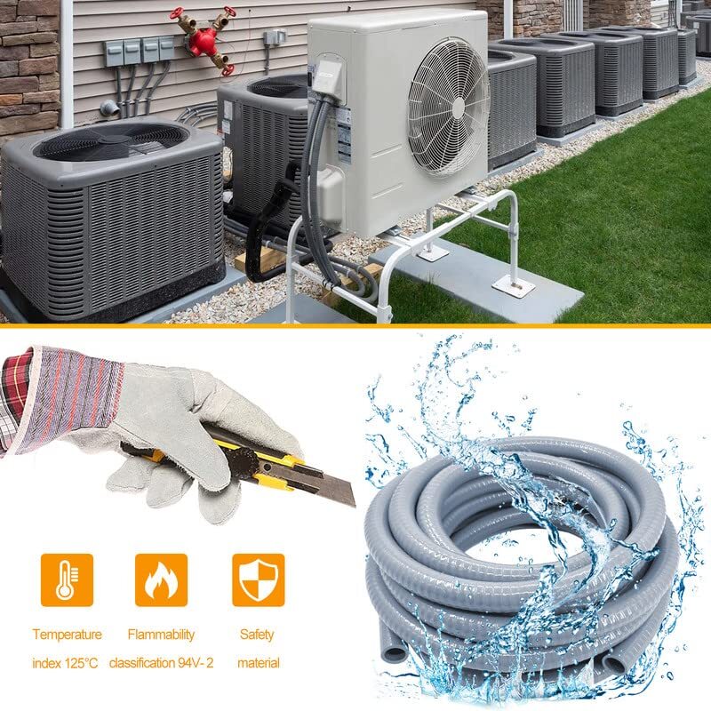 PVC LiquidTight Conduit 2 Inch 25 Foot Flexible PVC Non Metallic