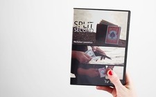 SPLIT SECOND DVD GIMMICK BY N LAWRENCE SANSMINDS MAGIC CARD MONEY TRICKS