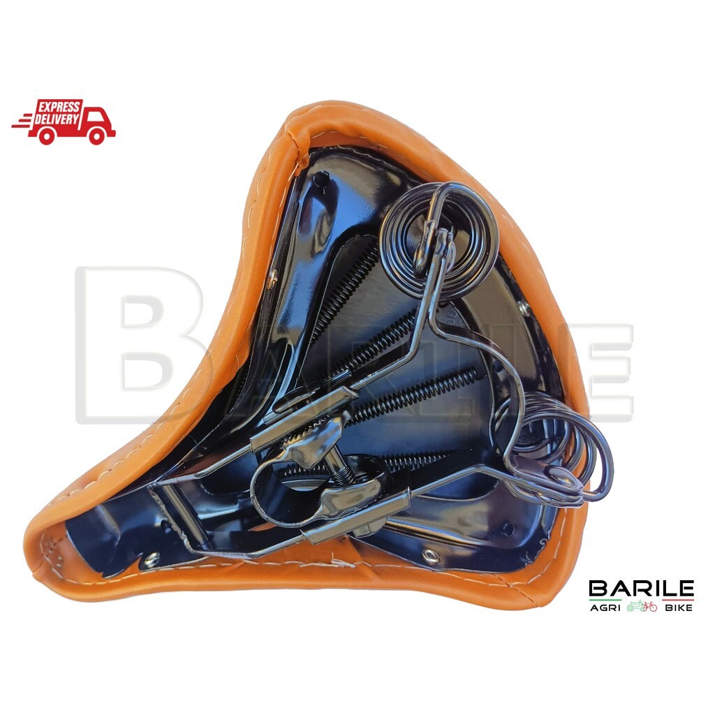 Sella MONTEGRAPPA 07F Bici Epoca - Graziella - Bacchetta - Olanda Bianco - Foto 12