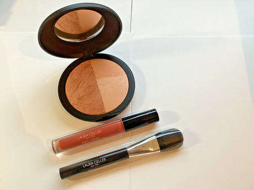 Laura Geller Supersize  Highlight-Blush Palette  20gr + Brush + - Picture 1 of 2