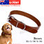 thumbnail 8  - Quality Leather Dog Pet Puppy Cat Collar Neck Buckle Neck Strap Adjustable AU
