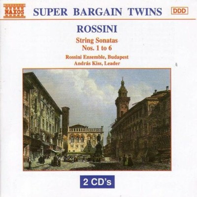 Audio CD naxos - rossini: string sonatas nos. 1 - 6 (730099122320)