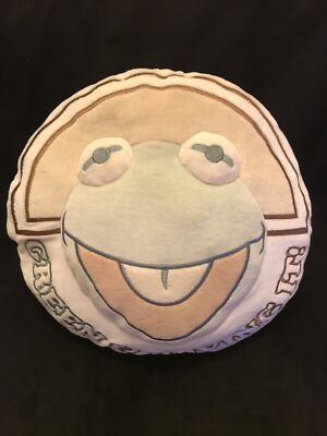 Kermit The Frog Green & Loving It Pillow Plush - Very Soft