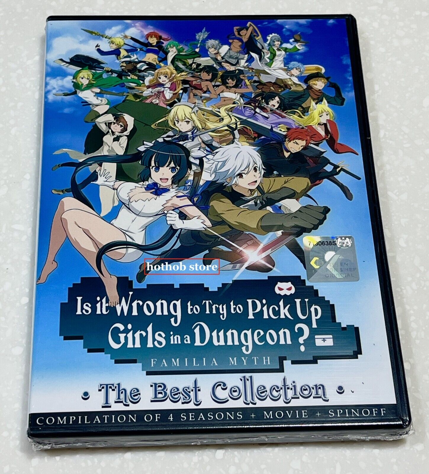 DanMachi / Is It Wrong To Try To Pick Up Girls In A Dungeon? Season 1-4 DVD