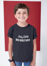 Youth Toddler Big Brother T Shirt New Baby Birth Announcement Boy Sibling Bro
