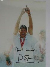 ANDREW STRAUSS ENGLAND CRICKET, AUTOGRAPHED 12 X 8 PHOTOGRAPH, WITH BEST WISHES.