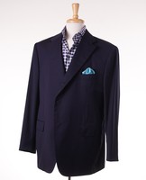 $2995 D'avenza Solid Navy Blue Wool Blazer Us 48 R Sport Coat 3-roll-2 on sale $2995 D'avenza Solid Navy Blue Wool Blazer Us 48 R Sport Coat 3-roll-2 on sale
