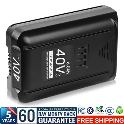 For 40V 6 Ah Lithium-ion Battery KB64006 KB440-03 KB640-03 KB540-06 40V Max Tool