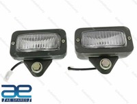 Paar Parklicht Vorne Und Hinten Schwarz FüR Willys MilitäR M38 M38A1 Ecs