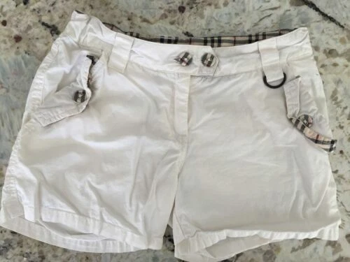 Burberry White Shorts for Girls