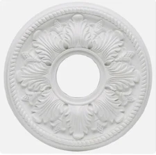 Hampton Bay Bellezza 14" Ceiling Medallion - White