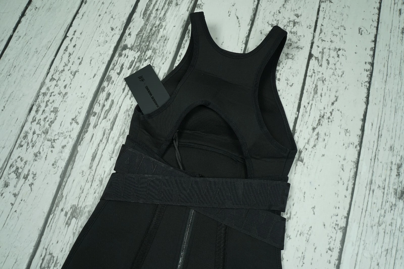 Abito nuovo con etichette Alexander Wang x H&M Bodycon stile subacqueo US6 6 EUR36 36 UK10 10