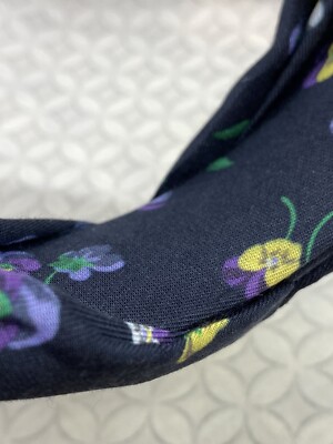Kate Spade Pansy Toss Twisted Floral Headband Floral Hair  display picture 1