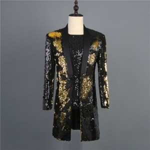 sequin trench coat