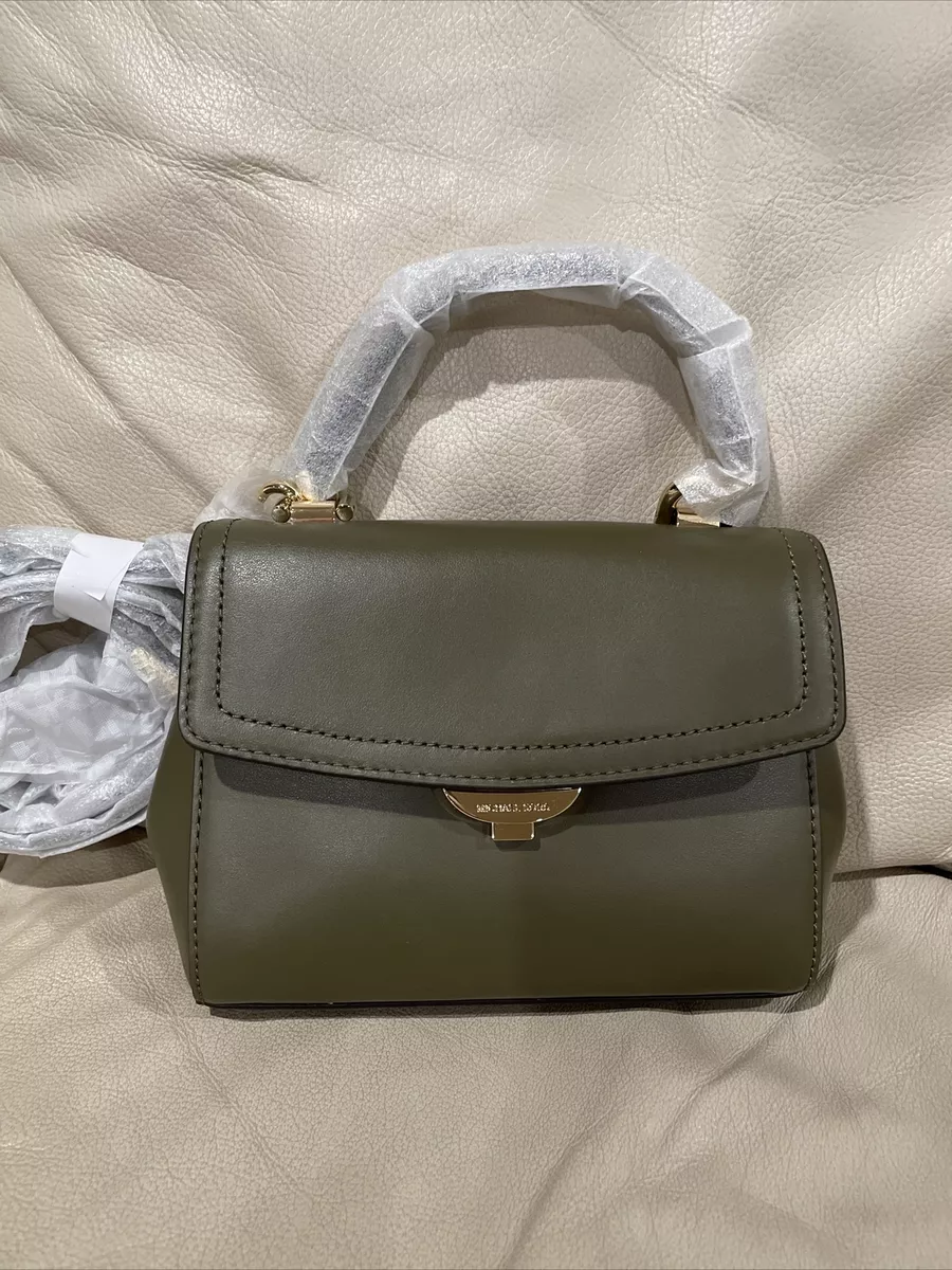 Michael Kors Ava Extra-small Leather Crossbody Bag Purse Olive