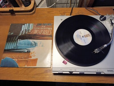 JONI MITCHELL AND THE L.A. EXPRESS MILES OF AISLES 1974 Double LP AB-202 -CSM VG