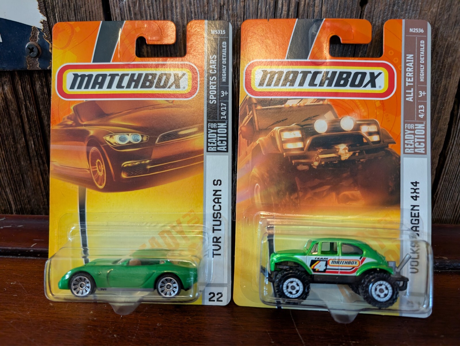 NIP Matchbox All Terrain Sports Cars Diecast Lot of 2 #22&91 NIP