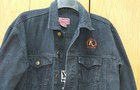 New Vintage Men's Riviera Hotel Casino Las Vegas Black Jean Denim Jacket Size S — photo 3