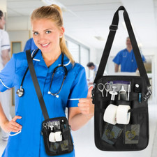 Nurse Fanny Pack Multi-Compartment Waist Belt Bag Nursing Work Organizer Pouch