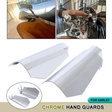 Chrome Handguards Hand Guards For Harley Touring Road Street Electra Glide FLHTC