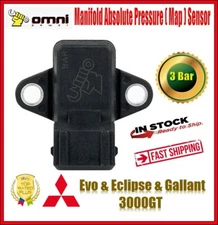 Omni Power 3 Bar MAP Sensor Black For Mitsubishi Evo Eclipse Gallant 3000GT